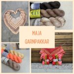 Garnpakkar í sjalið Maja